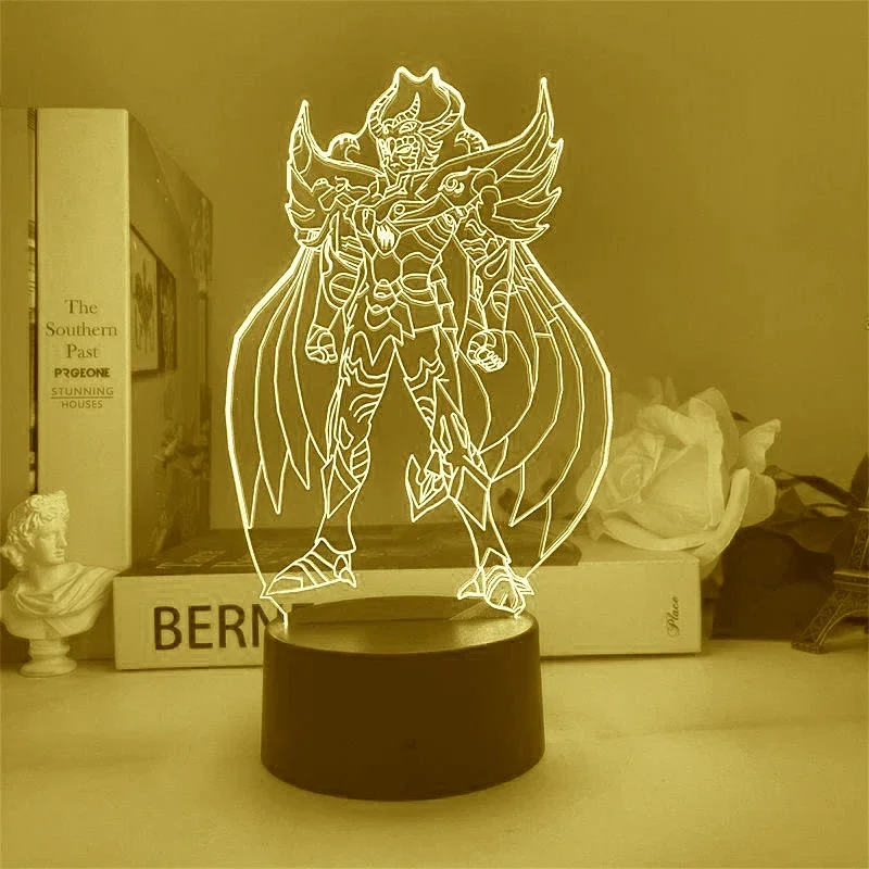 Vintage Collectible Figurines - Hot Saint Seiya 3D LED Night
