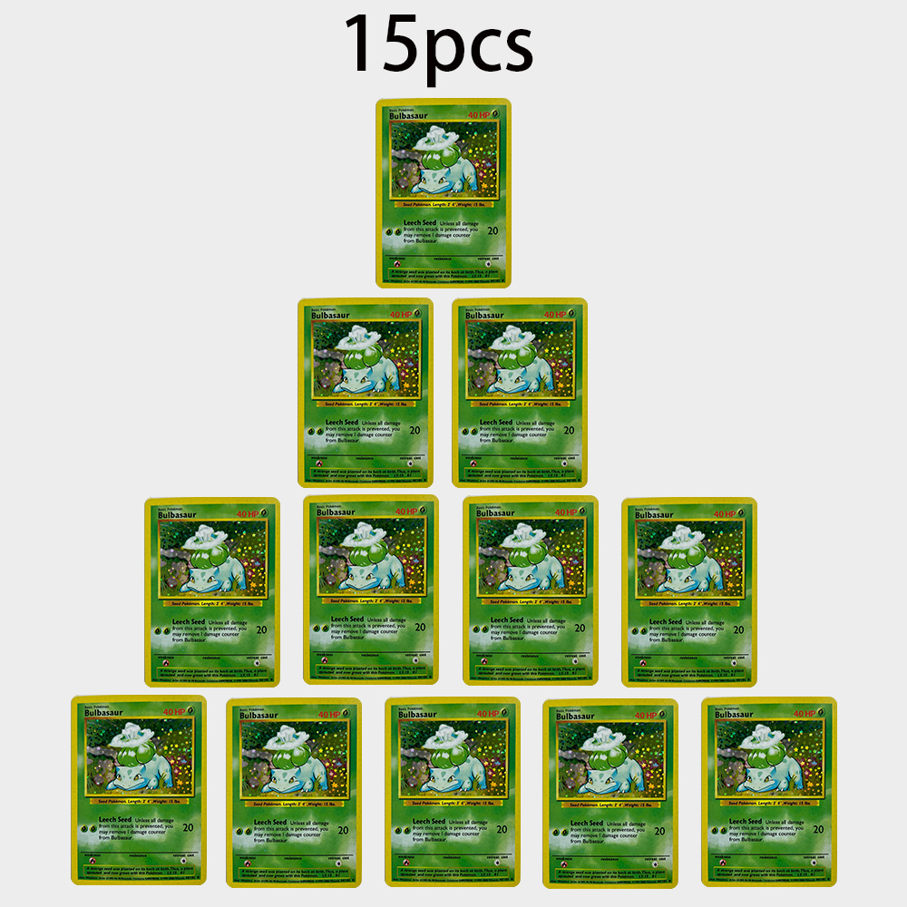Vintage Pokemon Collectible - DIY PTCG TCG Cards Bulbasaur Vintage