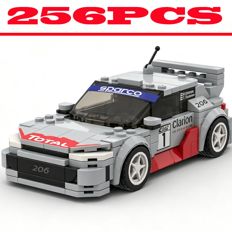 Vintage Collectible Model Cars - Vintage Rally Race Car Building Blocks