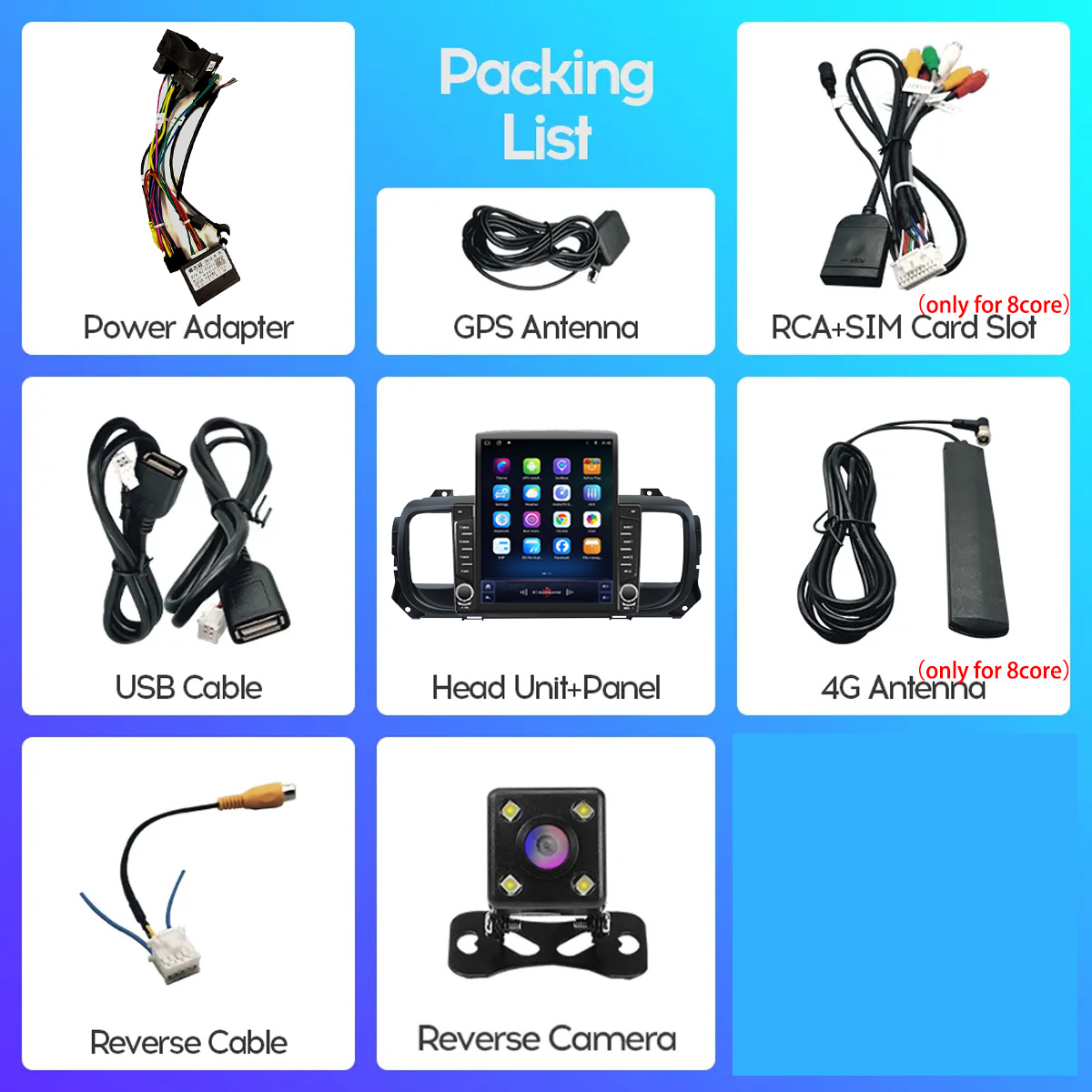 8Core 8+128G Carplay Auto Car  - đánh giá và giá Cassette Tape Head