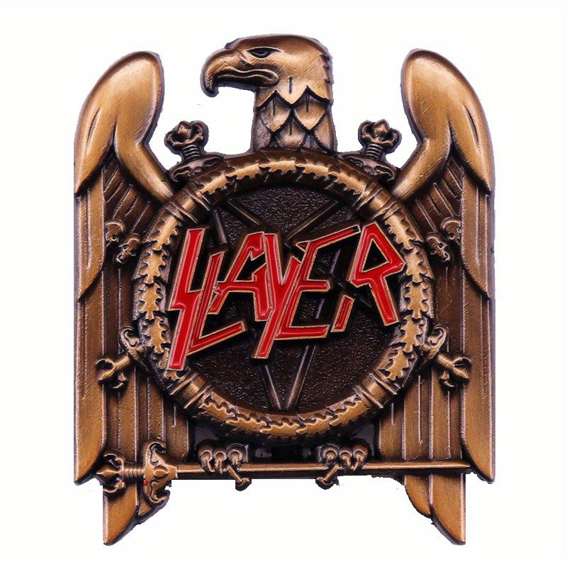 1pc Retro Heavy Metal Band Pop - đánh giá và giá Collectible Vintage Brooches