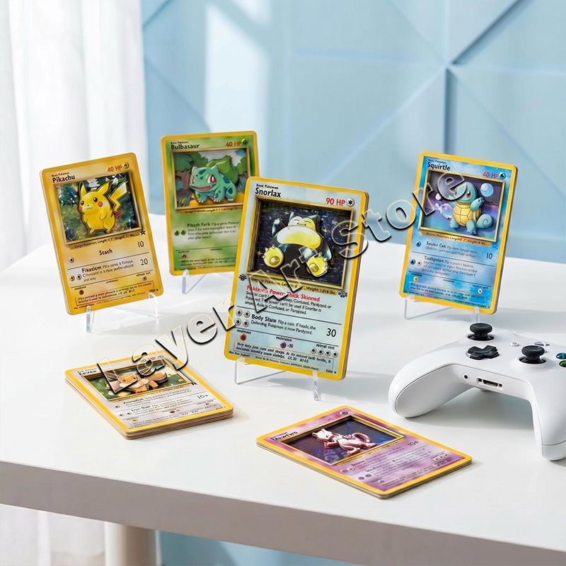 3D Pokemon Layered Card Vintag - đánh giá và giá Vintage Pokemon Collectible