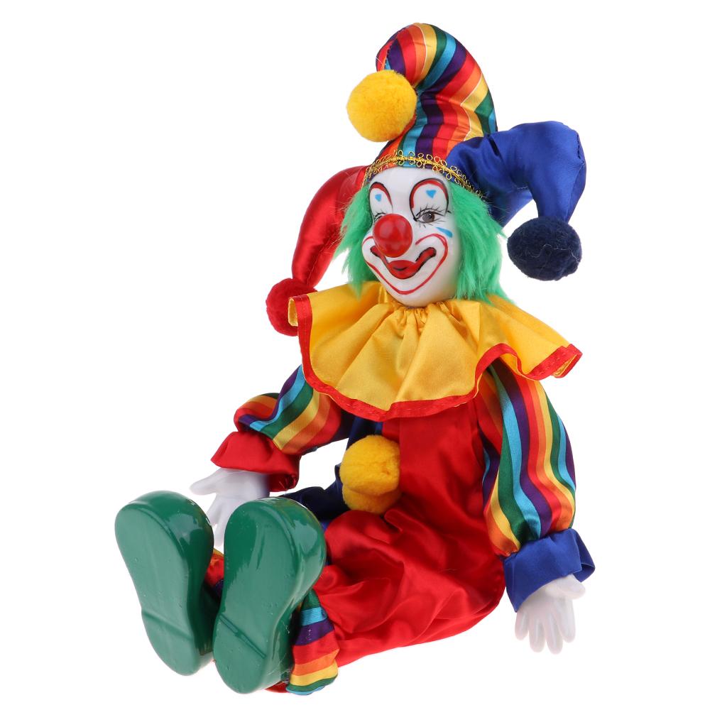 Handmade Porcelain Clown Dolls - đánh giá và giá Vintage Collectible Clowns