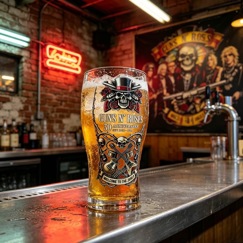 Guns N' Roses Memorial Beer Mu - đánh giá và giá Vintage Collectible Guns