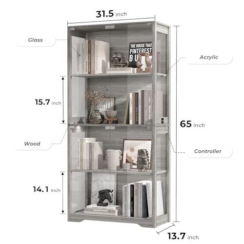 Display Cabinet with Glass Doo - đánh giá và giá Collectible & Vintage Dolls For Halloween