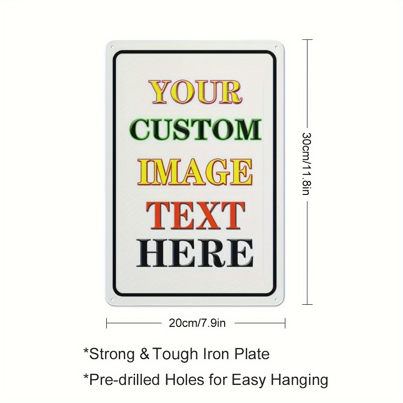 Custom Photo Rectangular Iron  - đánh giá và giá Vintage Collectible Signs