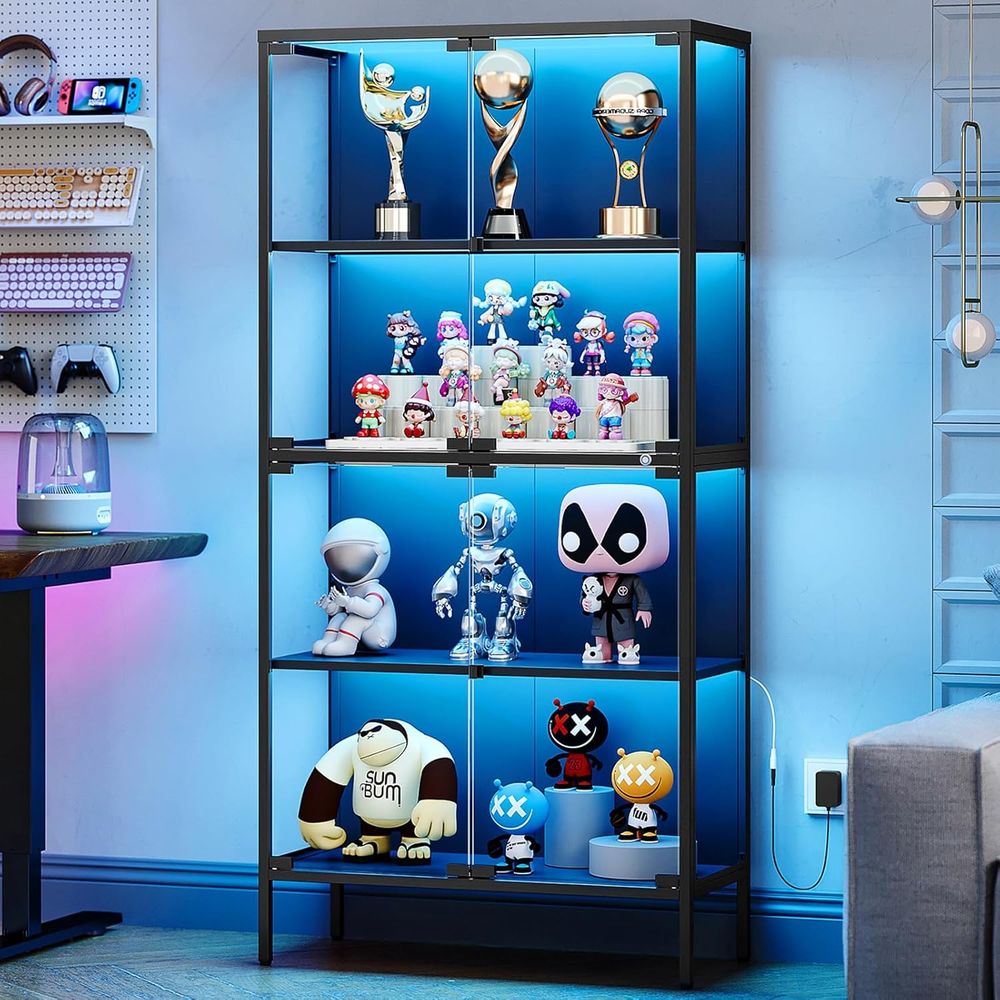 65 LED-Illuminated Glass Displ - đánh giá và giá Collectible & Vintage Dolls For Halloween