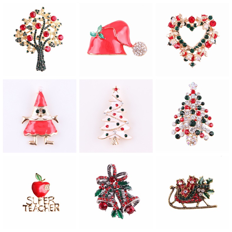 Vintage Rhinestone Christmas B - đánh giá và giá Collectible Vintage Brooches