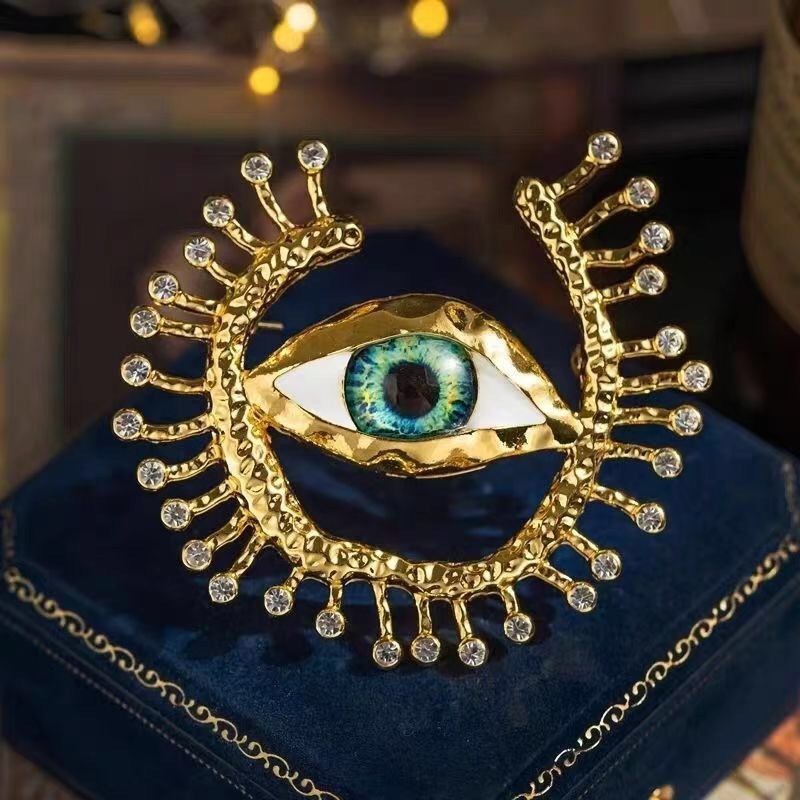 New Evil Eye Badges Cosplay An - đánh giá và giá Collectible Vintage Brooches