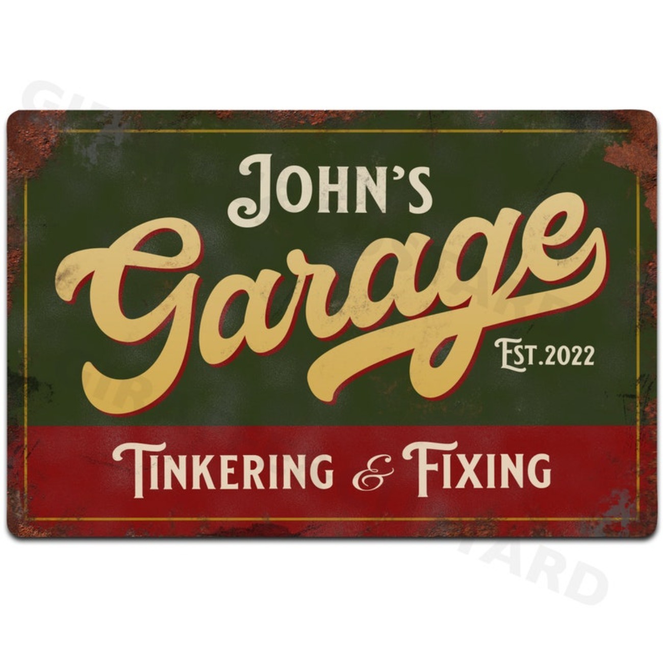 Custom Personalised Garage Met - đánh giá và giá Vintage Collectible Signs