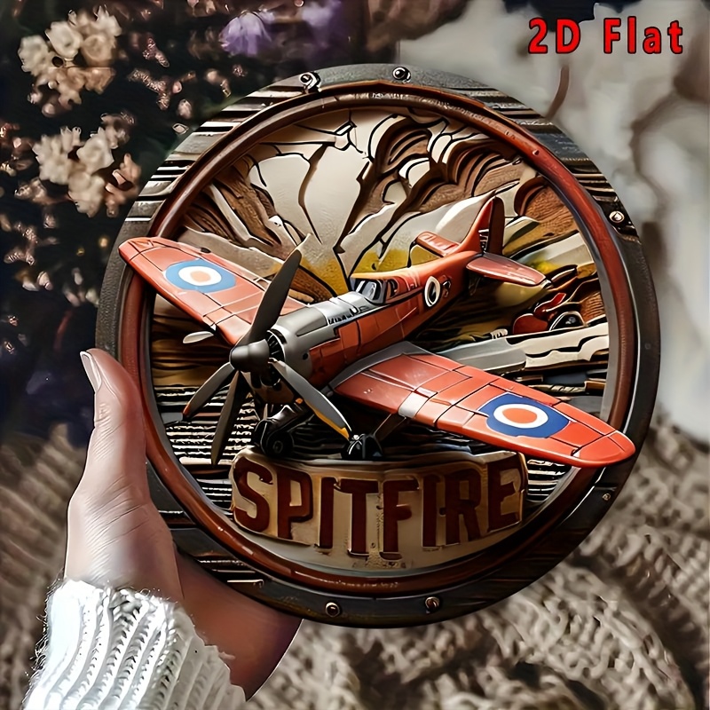 2D Flat - 1pc Vintage Spitfire - đánh giá và giá Vintage Collectible Signs