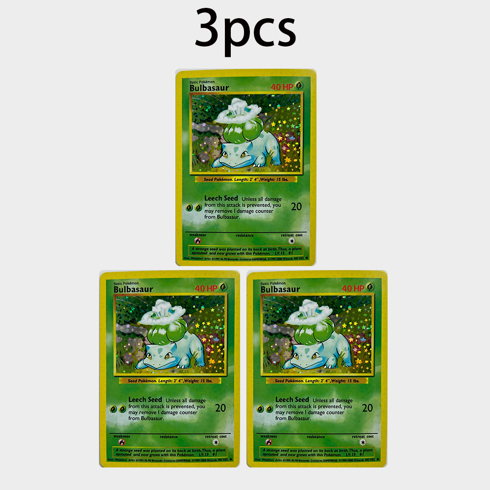DIY PTCG TCG Cards Bulbasaur V - đánh giá và giá Vintage Pokemon Collectible