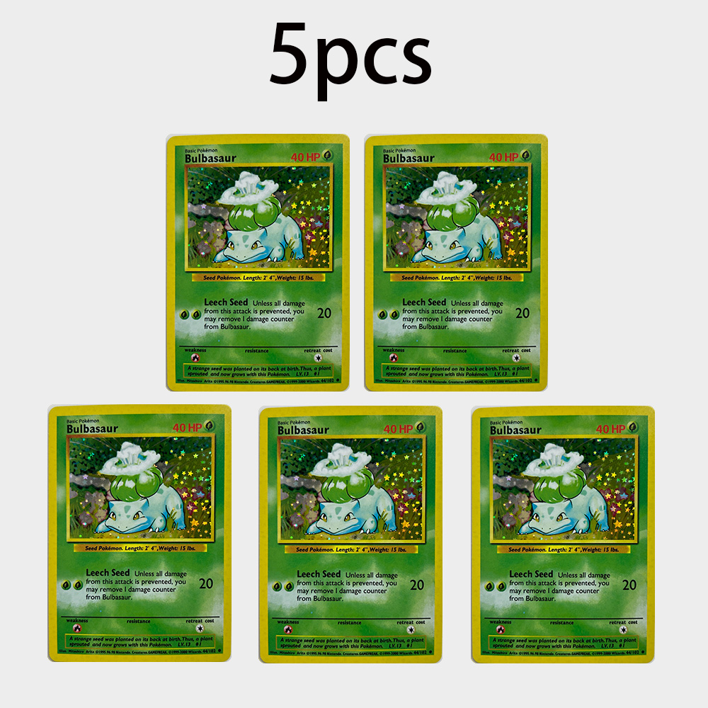 DIY PTCG TCG Cards Bulbasaur V - đánh giá và giá Vintage Pokemon Collectible