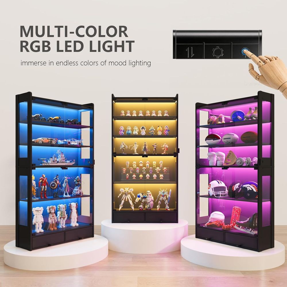 69 Tall Black LED Lighted 5-Ti - đánh giá và giá Collectible & Vintage Dolls For Halloween