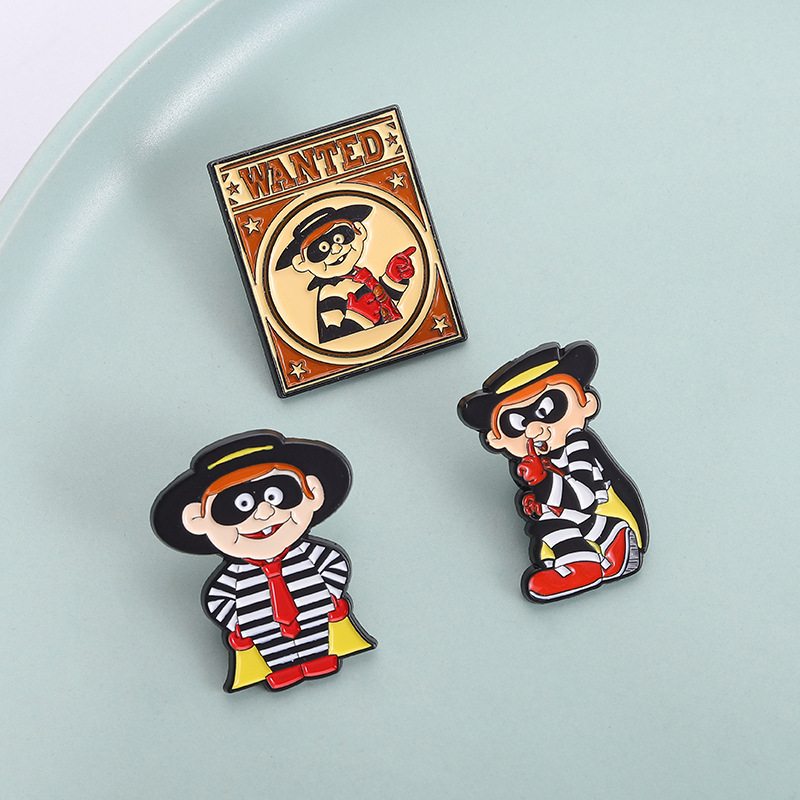 Vintage Hamburglar Enamel Pin  - đánh giá và giá Collectible Vintage Brooches