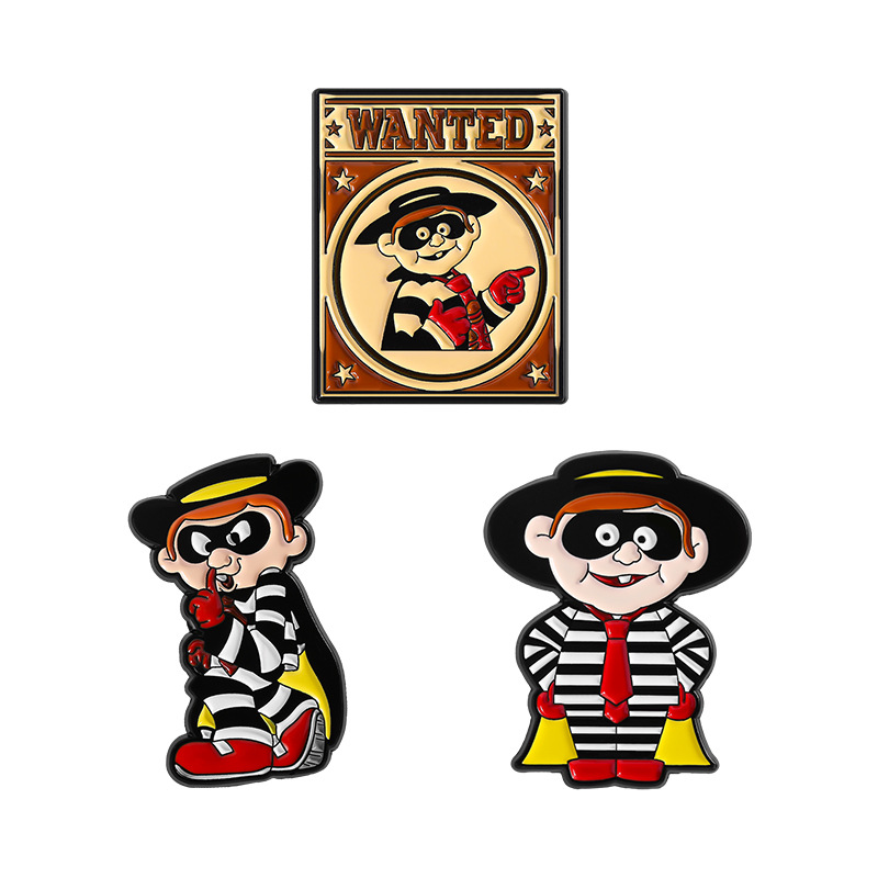 Vintage Hamburglar Enamel Pin  - đánh giá và giá Collectible Vintage Brooches